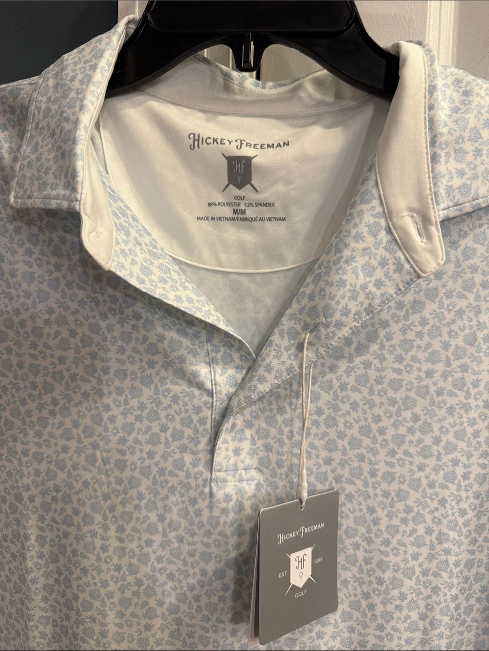 Hickey Freeman Short Sleeve Golf Polo NWT